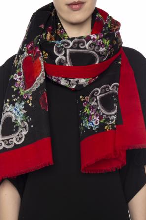 Wzorzysty szal z frędzlami, zdjęcie 2 Wzorzysty szal z frędzlami od Dolce & Gabbana
